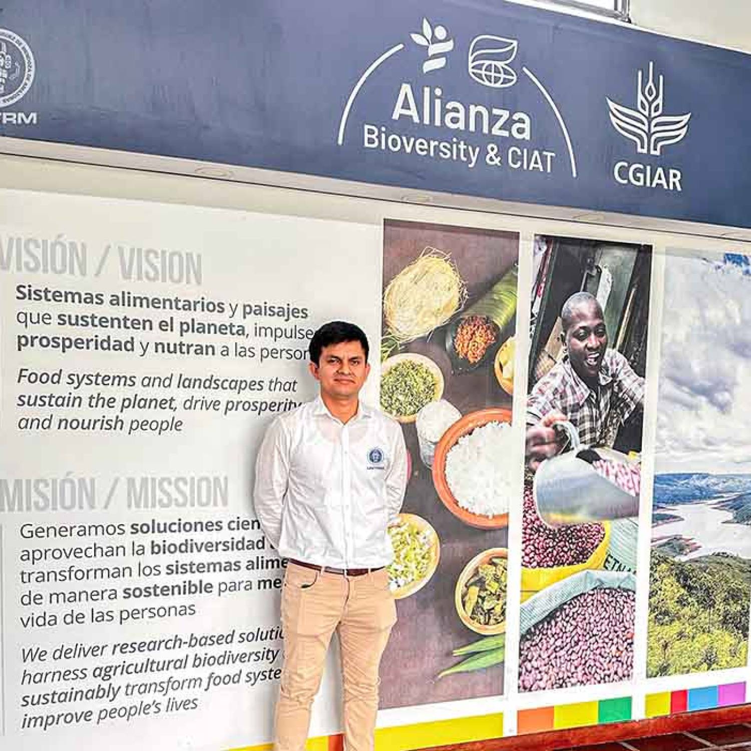 Investigador de la UNTRM realiza pasantía científica en el Centro Internacional de Agricultura Tropical (CIAT), Colombia 